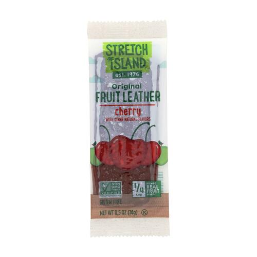 Stretch Island Fruit Leather Strip - Orchard Cherry - .5 Oz - Case Of 30 - 0079126008702