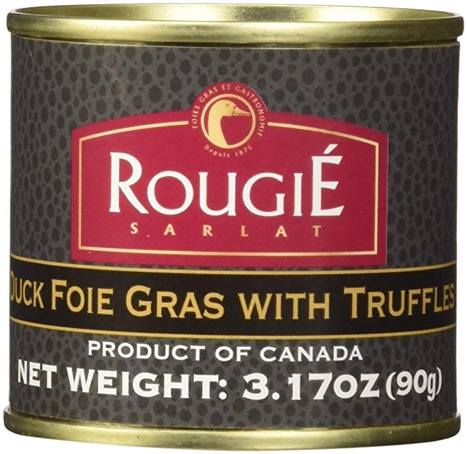  Rougie Foie Gras with Truffles Fully Cooked - 2 Packs, 3.17 oz EACH  - 079343006994