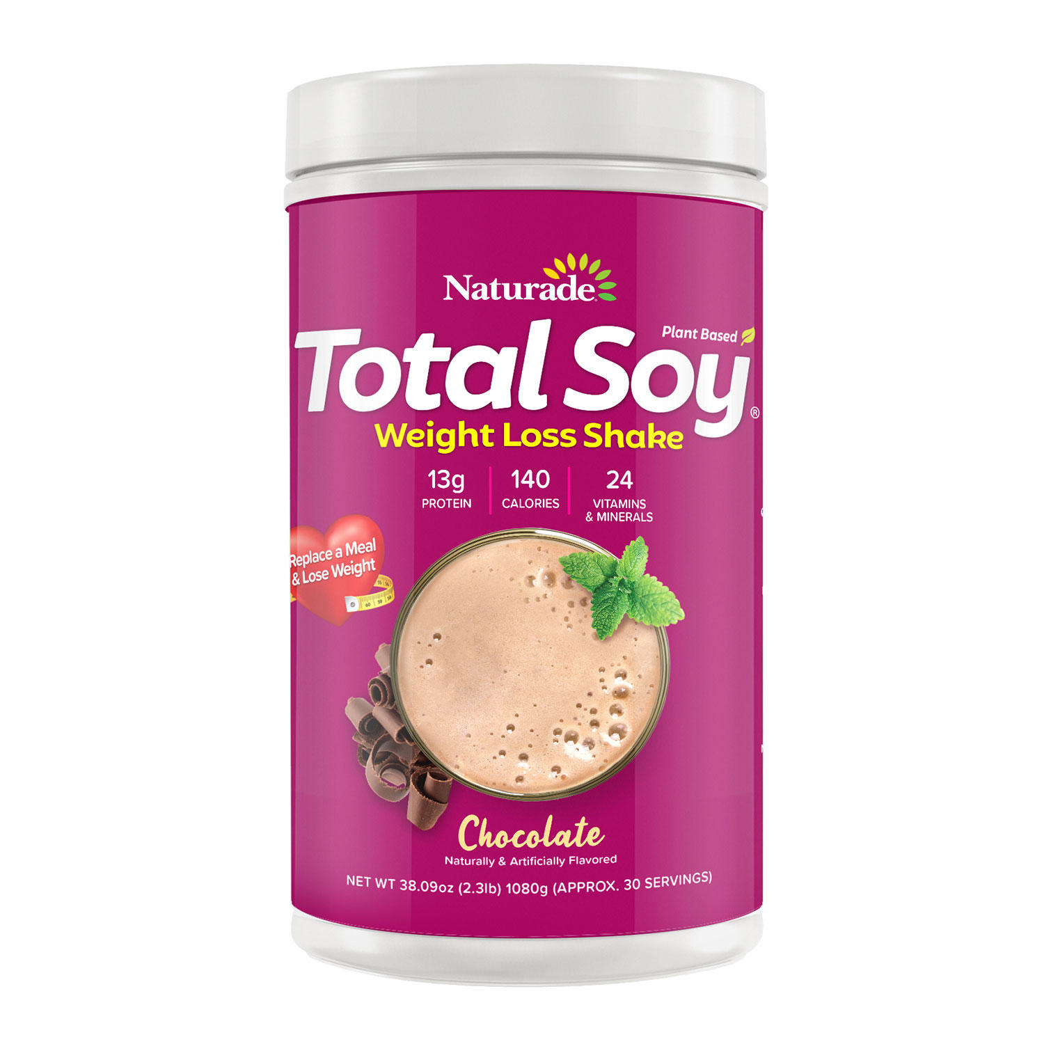 Naturade Total Soy, Chocolate 30 Servings - 079911023323