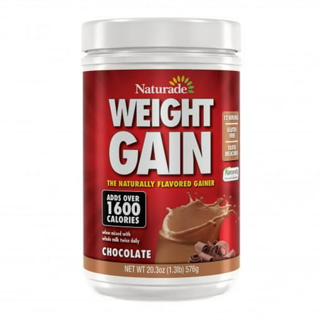 Naturade All-Natural Weight Gain Chocolate 12 Serving - 079911026621