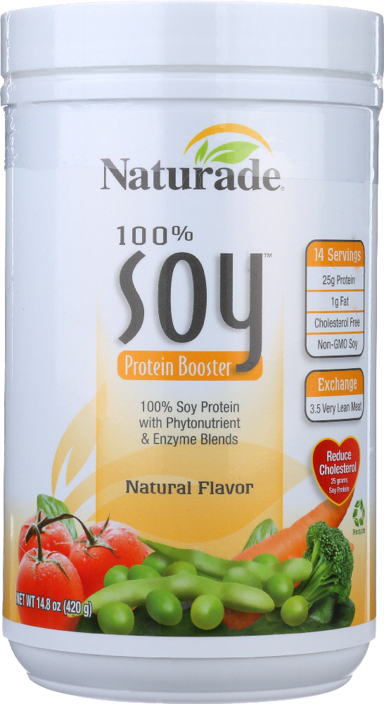 NATURADE: Soy Protein Booster Natural, 14.8 oz - 0079911027079