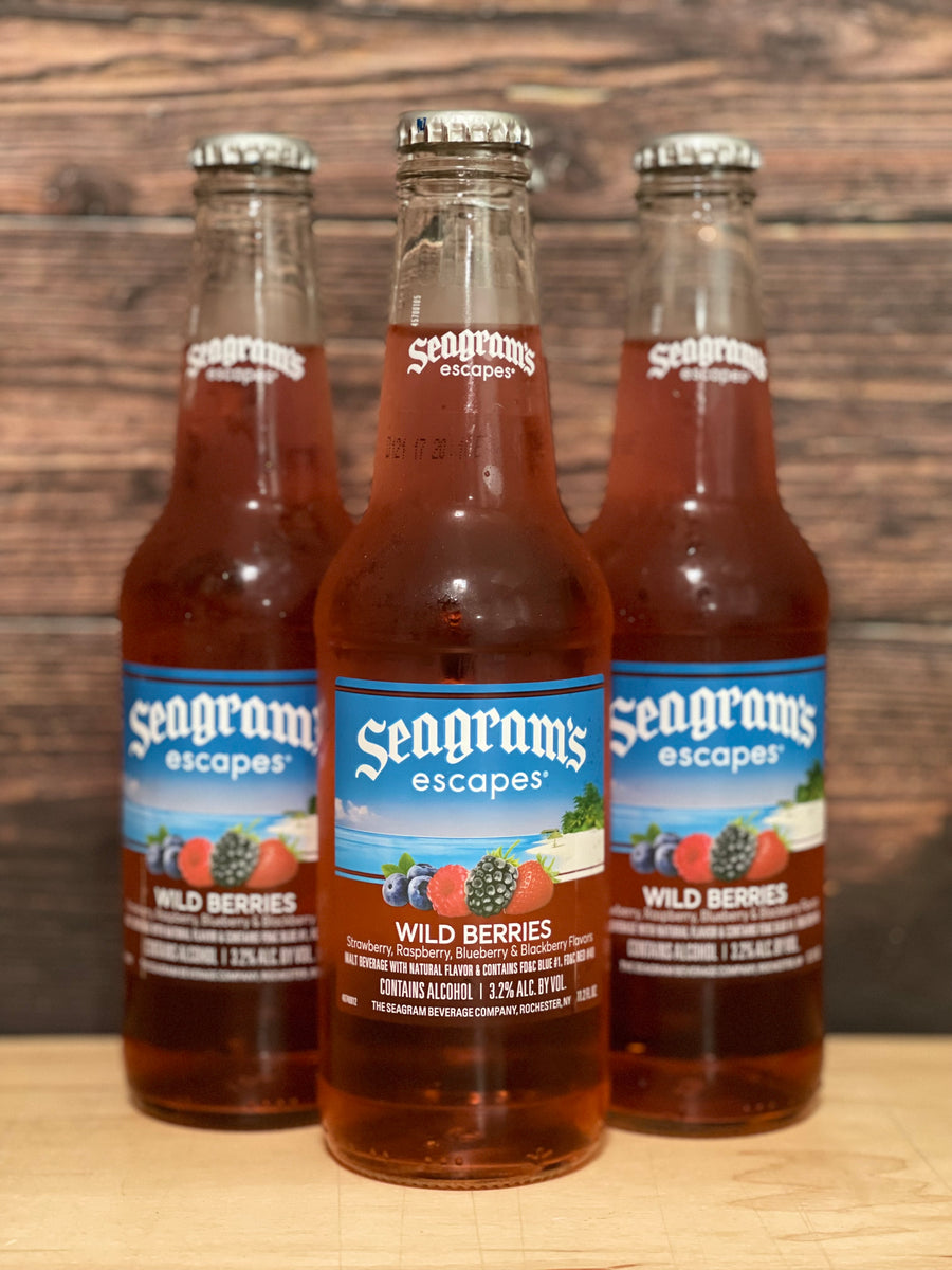 Seagram's Escapes Wild Berries Wine Cooler Cocktails - 080432103456