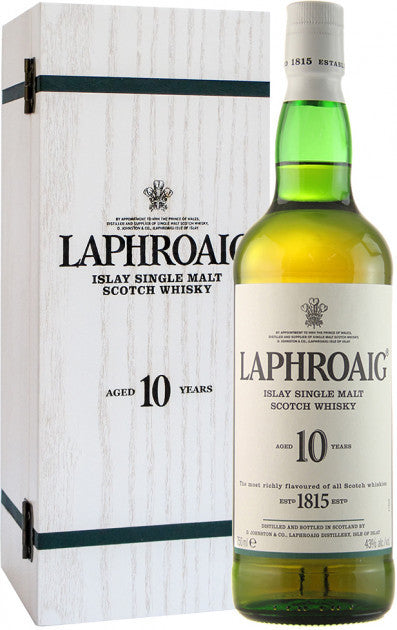 Laphroaig Single Malt 10 Year old Scotch Whisky Gift Box (Limited Edit - 080686813019