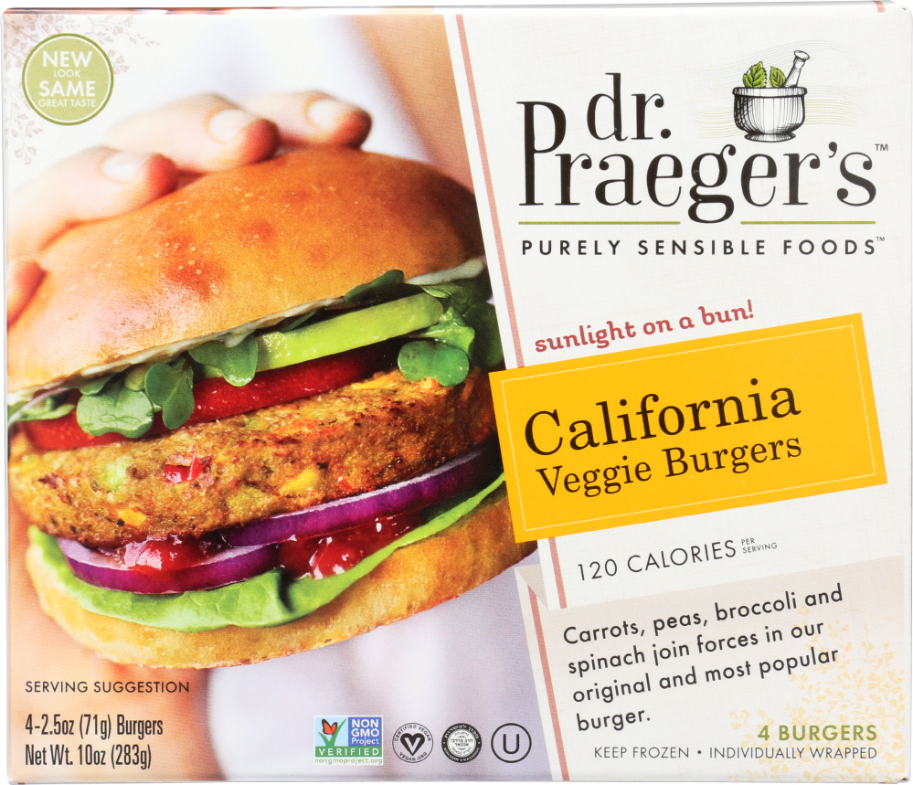 California Veggie Burgers - 080868000107