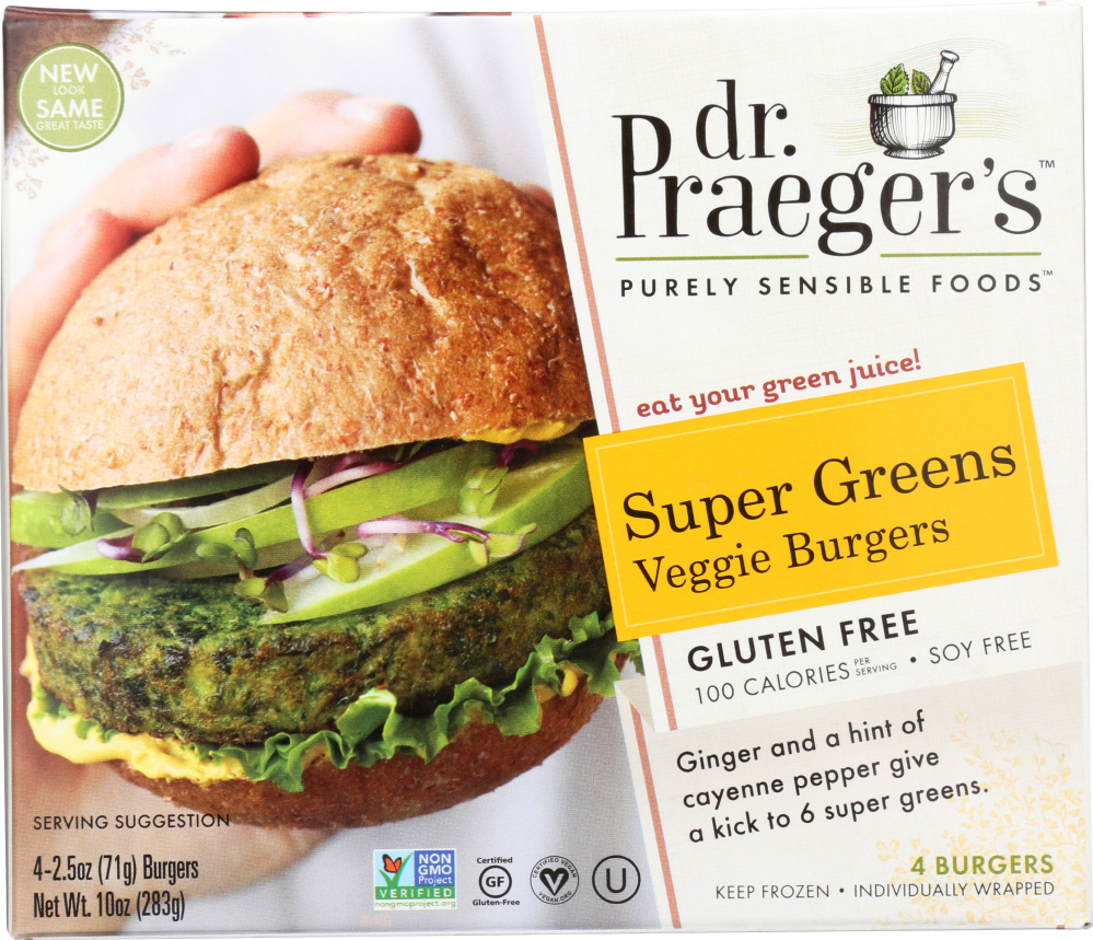 Super Greens Veggie Burgers - 080868000398