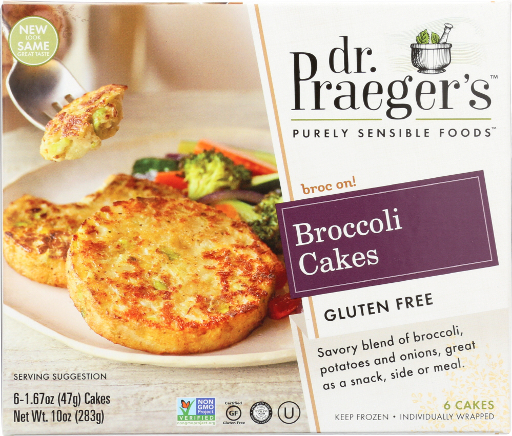 Dr. Praeger'S Sensible Foods, Broccoli Cakes - nutpods