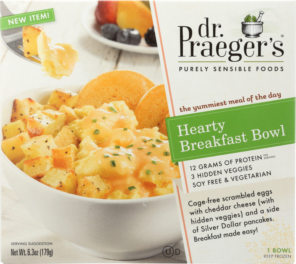 DR PRAEGER: Hearty Breakfast Bowl, 6.3 oz - 0080868250069