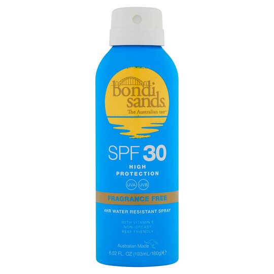 Bondi Sands SPF 30 fragrance free sunscreen aerosol mist 160g - Waitrose UAE & Partners - 0810020171044