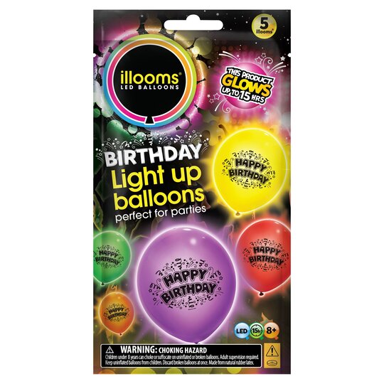 Iloom Balloon Happy Birthday Mixed 5 Pack - 0810147010233