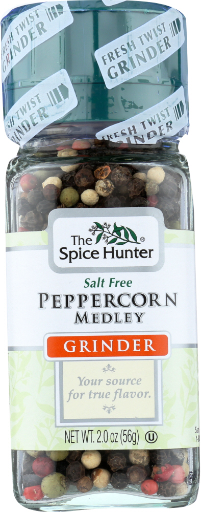 The Spice Hunter, Grinder Peppercorn Medley - 081057020227