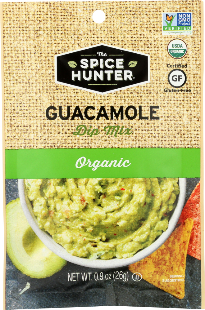 The Spice Hunter, Guacamole Organic Dip Mix - 081057053386