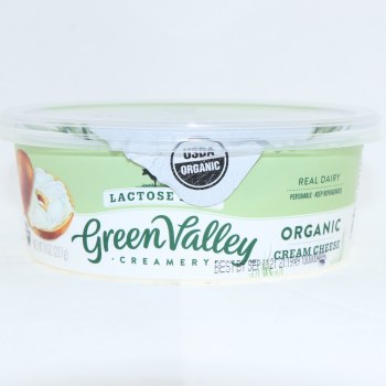 Green valley organics, cream cheese - 0081312610002
