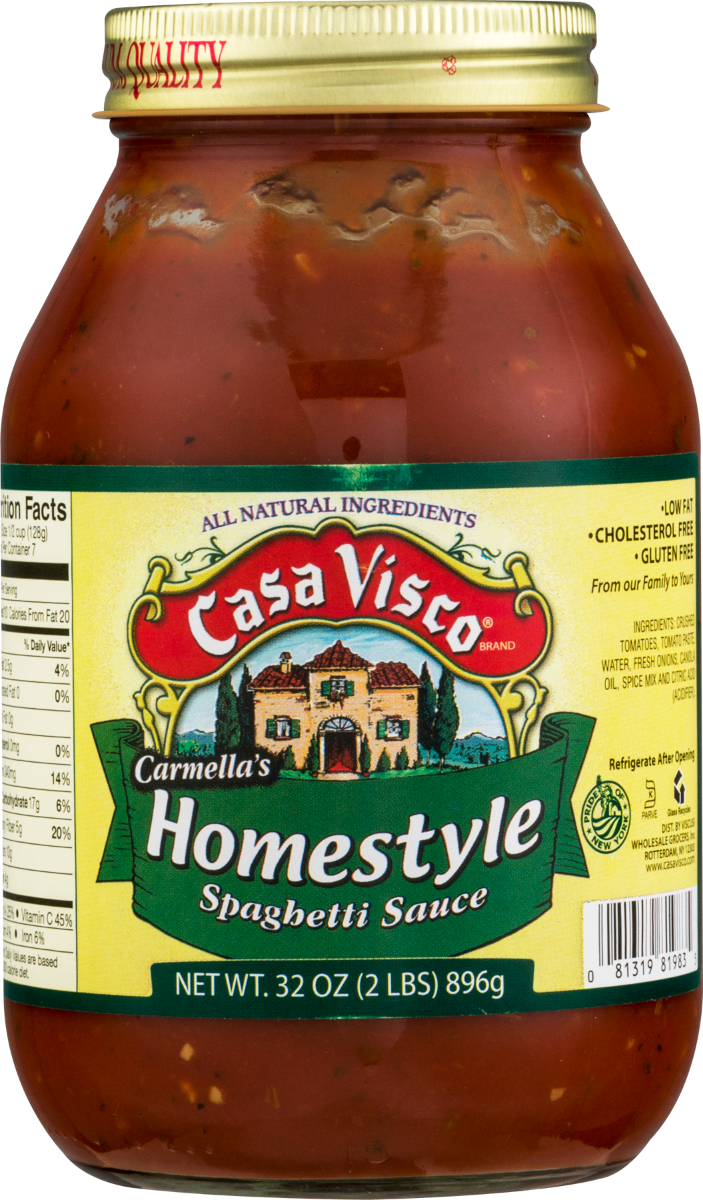 Caramella'S Homestyle Spaghetti Sauce - 081319819835
