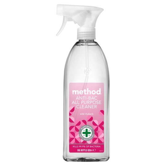 Method Antibacterial All Purpose Cleaner Spray Wild Rhubarb 828Ml - 0817939012079