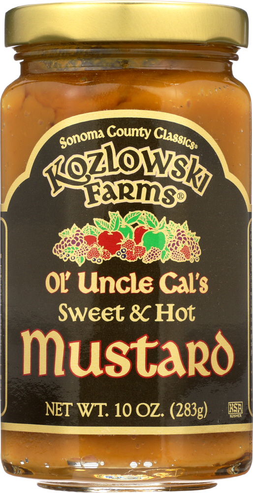 KOZLOWSKI FARMS: Sweet & Hot Mustard, 10 oz - 0081867400011