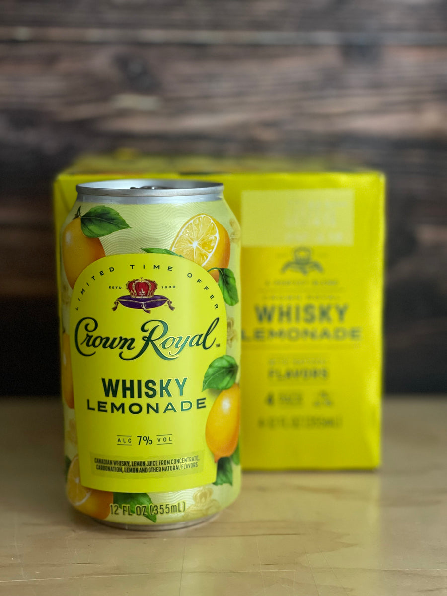 Crown Royal Lemonade Flavored Whiskey Cans (2022 Release) - 082000798637