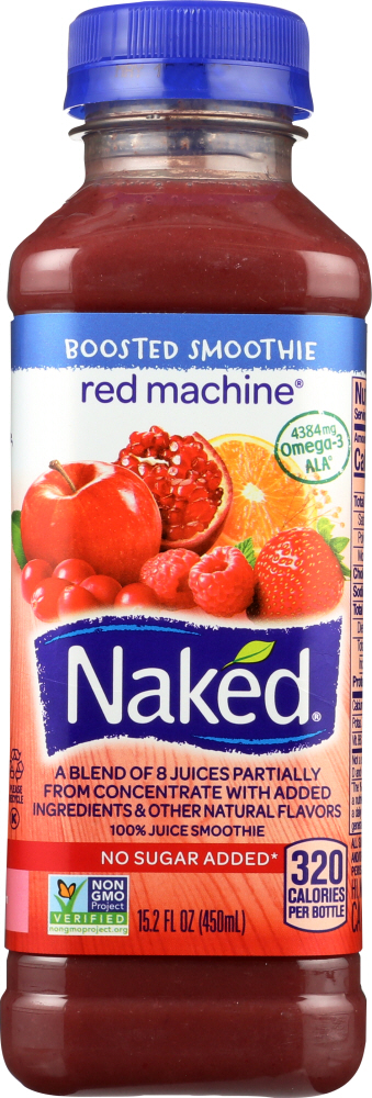 NAKED JUICE: Boosted Smoothie Red Machine, 15.20 oz - 0082592726155