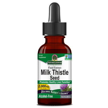 Nature s Answer Milk Thistle Extract 2oz Alcohol Free - 083000064579