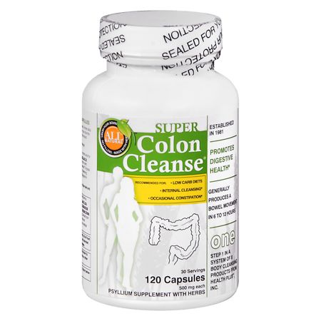 Health Plus Super Colon Cleanse: 10-Day Cleanse -Detox | 3 Cleanses, 120 Count (Pack of 1) (B000Q3YD2W) - 083502087649