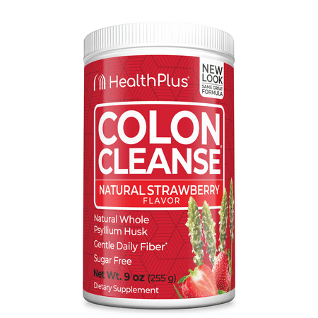 Health Plus Colon Cleanse Strawberry Flavor 9-Ounces 36 Servings - 083502112389