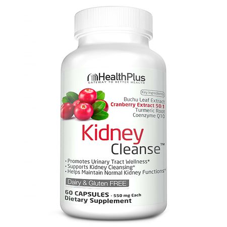 Health Plus Kidney Cleanse, 60 Capsules, 30 Servings - 083502550020