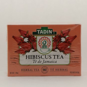 Tadin, Hibiscus Herbal Tea - 0083703302008