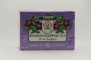 Tadin, Herbal Tea, Passion Flower - 0083703510090