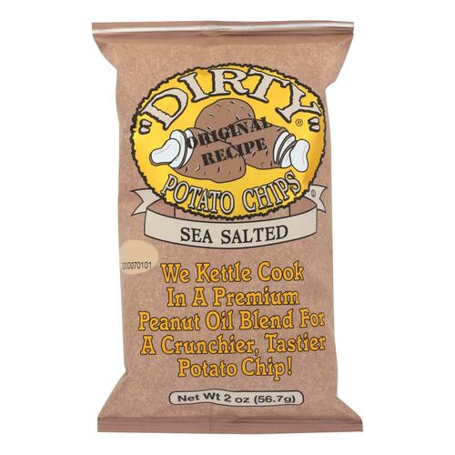 DIRTY POTATO CHIP: Chip Potato Sea Salted, 2 oz - 0083791520018