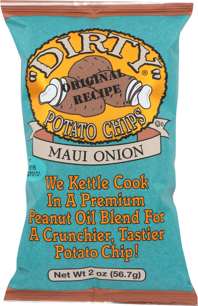 DIRTY POTATO CHIP: Chips Mui Onion, 2 oz - 0083791520162