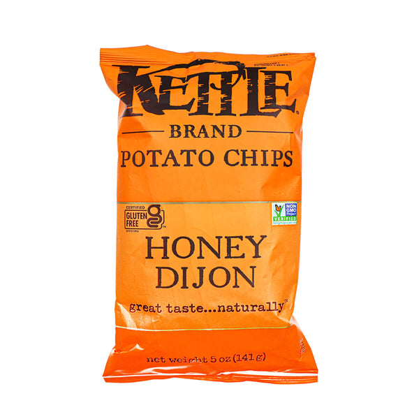 KETTLE BRAND: Potato Chips Honey Dijon, 5 oz - 0084114030702