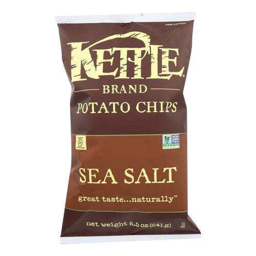 KETTLE BRAND: Potato Chips Sea Salt, 8.5 oz - 0084114108128