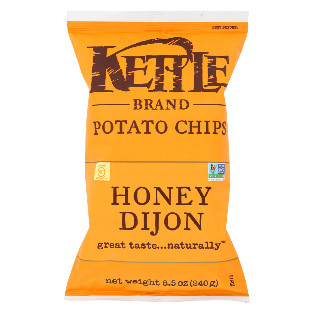 KETTLE FOODS: Chip Potato Honey Dijon, 8.5 oz - 0084114108159