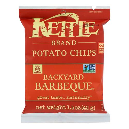 Kettle brand, potato chips, backyard barbeque - 0084114112743