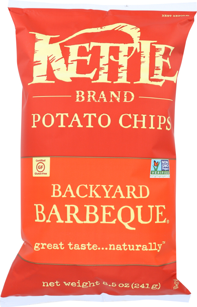 KETTLE BRAND: Backyard Barbeque Potato Chips, 8.5 oz - 0084114113917