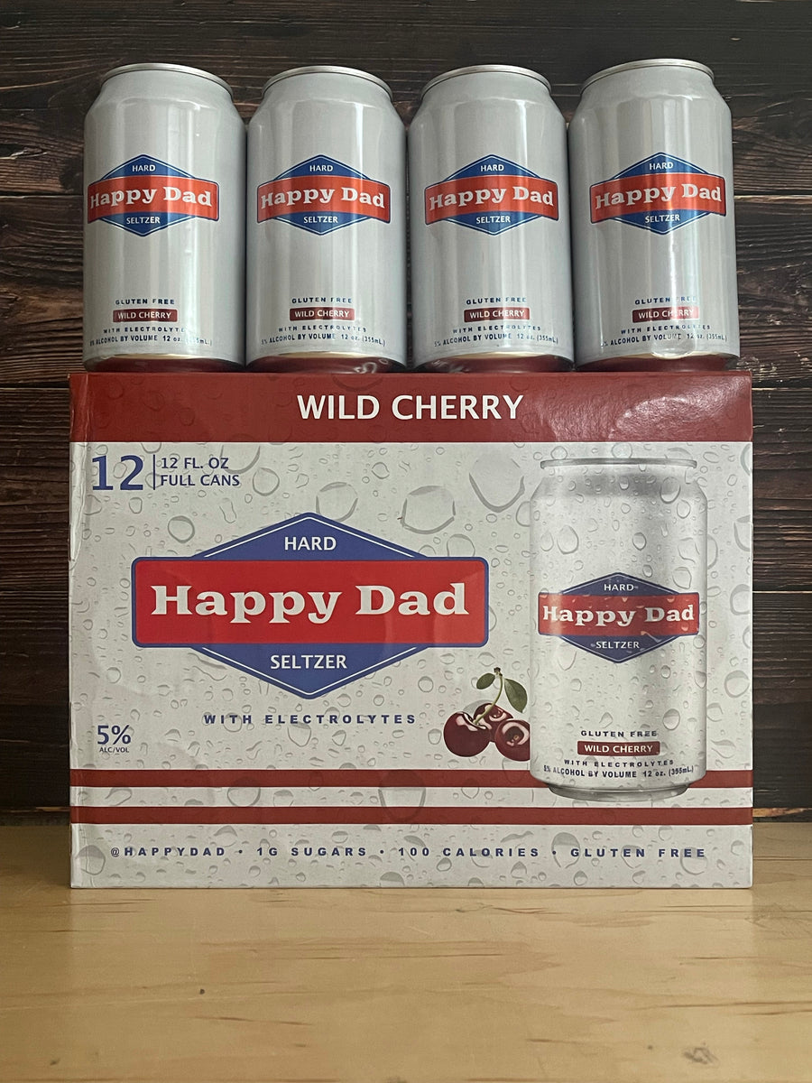 Happy Dad Hard Seltzer Wild Cherry Only Flavour (2022 Release) - 084173968060