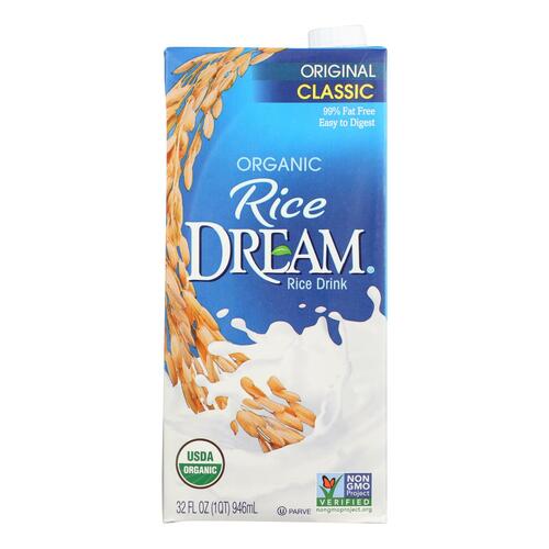 Rice Dream Organic Rice Dream - Original - Case Of 12 - 32 Fl Oz. - 084253222136