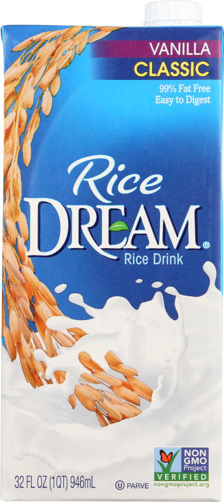DREAM: Rice Dream Vanilla Rice Drink, 32 fo - 0084253222143