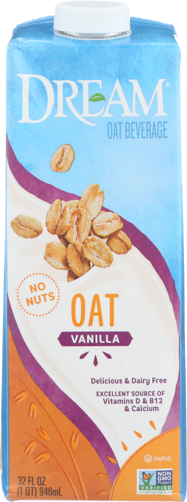 DREAM: Oat Beverage Vanilla, 32 Oz - 0084253225441