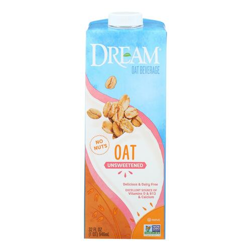 DREAM: Oat Beverage Unsweetened, 32 fo - 0084253225465