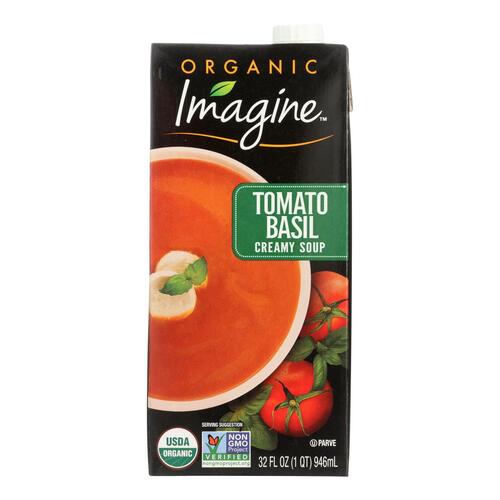 Imagine Foods Tomato Basil Soup - Creamy - Case Of 12 - 32 Oz. - 084253240383