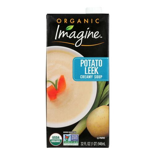 IMAGINE: Organic Creamy Potato Leek Soup, 32 oz - 0084253240468