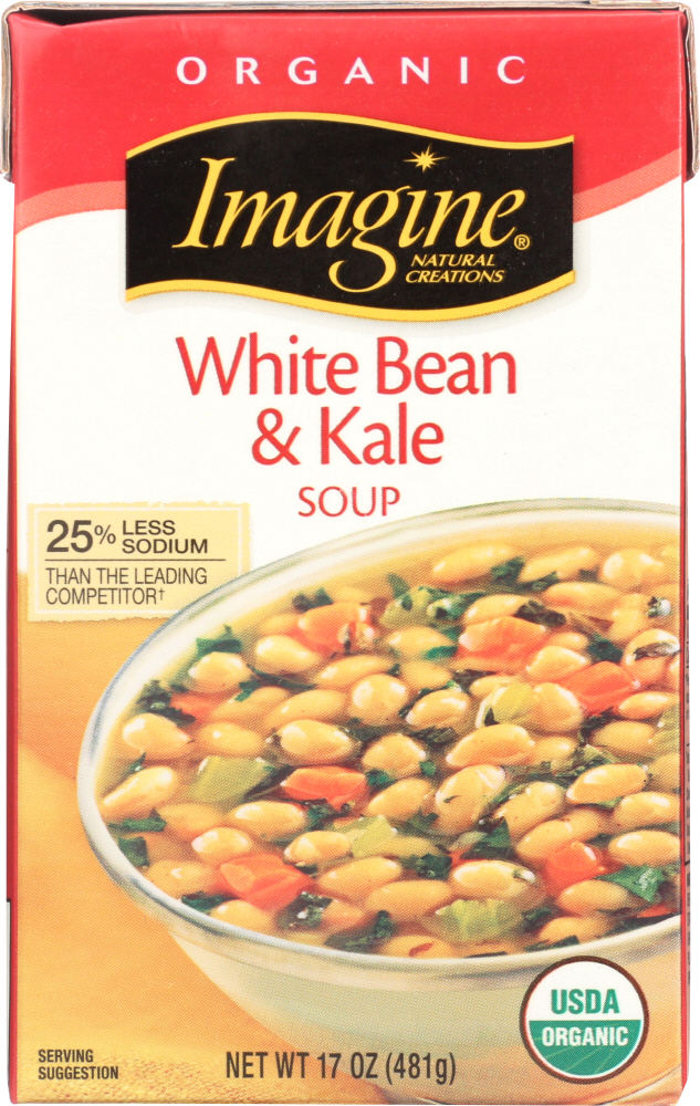 IMAGINE: Soup White Bean Kale, 17 oz - 0084253243056