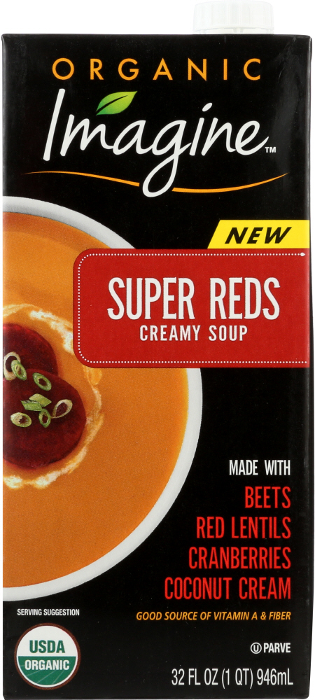IMAGINE: Creamy Super Reds Soup Organic, 32 oz - 0084253244008
