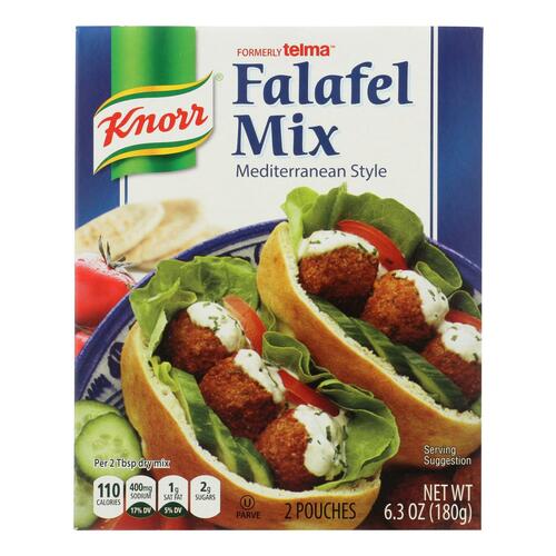 KNORR: Falafel Mix Mediterranean Style, 6.3 oz - 0084685400041
