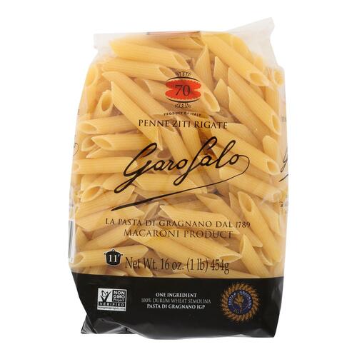 GAROFALO: Penne Ziti Rigate Pasta, 1 lb - 0085164000172