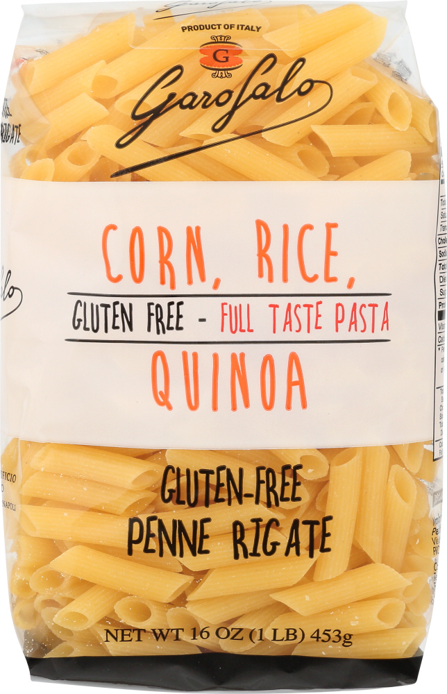 GAROFALO: Penne Rigate Pasta Gluten Free, 16 oz - 0085164120030