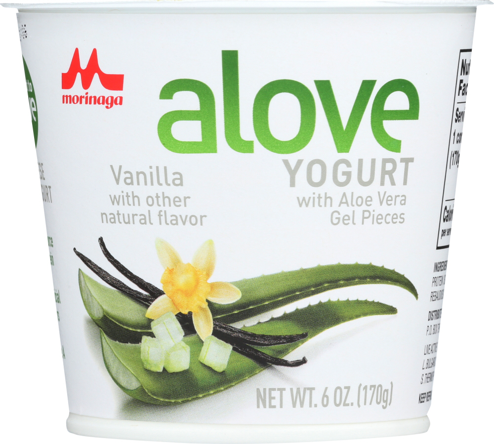Vanilla Japanese Style Yogurt With Aloe Vera Gel Pieces, Vanilla - 085696010991