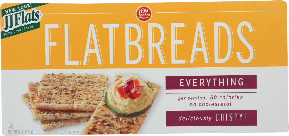 J J FLATS: Everything Flatbread, 5 oz - 0085906100603