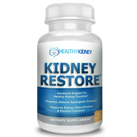 Healthy Kidney Kidney Restore: Kidney Detox Supplement plus Vitamins for Normal Nutrition Function & Health - 086156247476