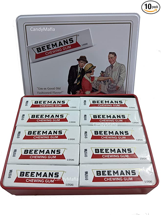  Beeman's, Gum Vintage Tin, 10 Count  - 086232910300